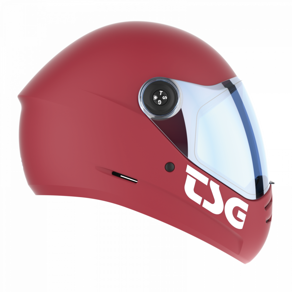 TSG Pass 2.0 Çene Korumalı Kask Satin Gentle Red